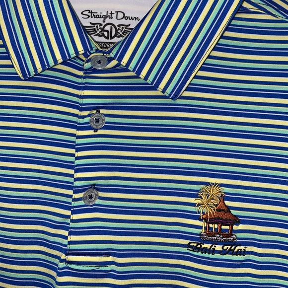 Straight Down Polo -M- Bali Hai GC Las Vegas NWOT - Picture 2 of 4